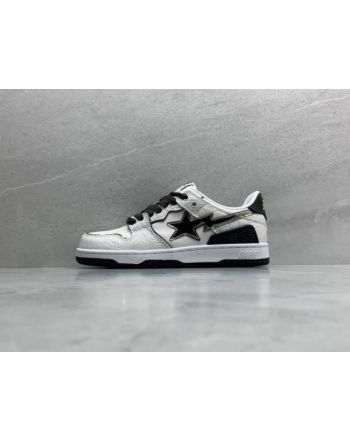 GT A Bathing Ape Bape SK8 Sta White Silver