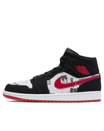 Air Jordan 1 Mid SE ??Newspaper Air Times?? 852542-061