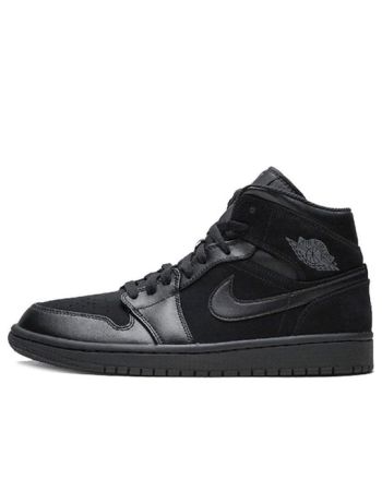 Air Jordan 1 Mid ??Black?? 554724-050