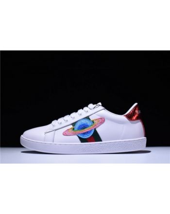 Gucci Ace Embroidered Low-Top Sneaker with ufo womens